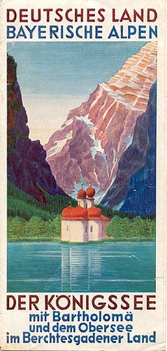 Travel poster of the konigsee