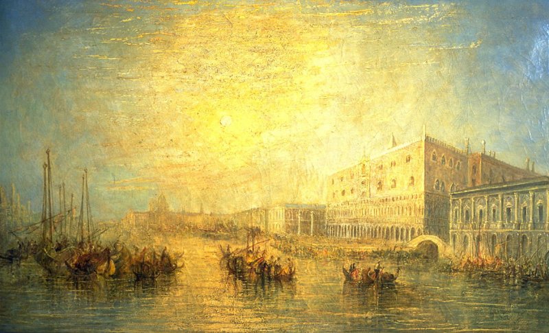 The grand canal at Venice