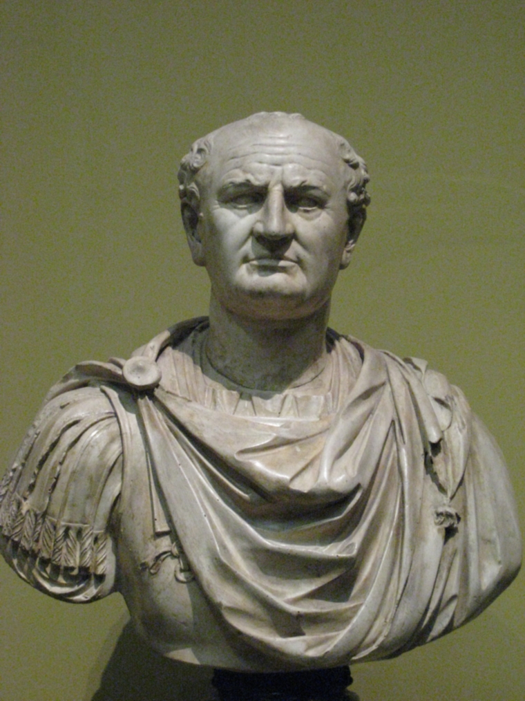 Scupture of Roman General Vespacianus