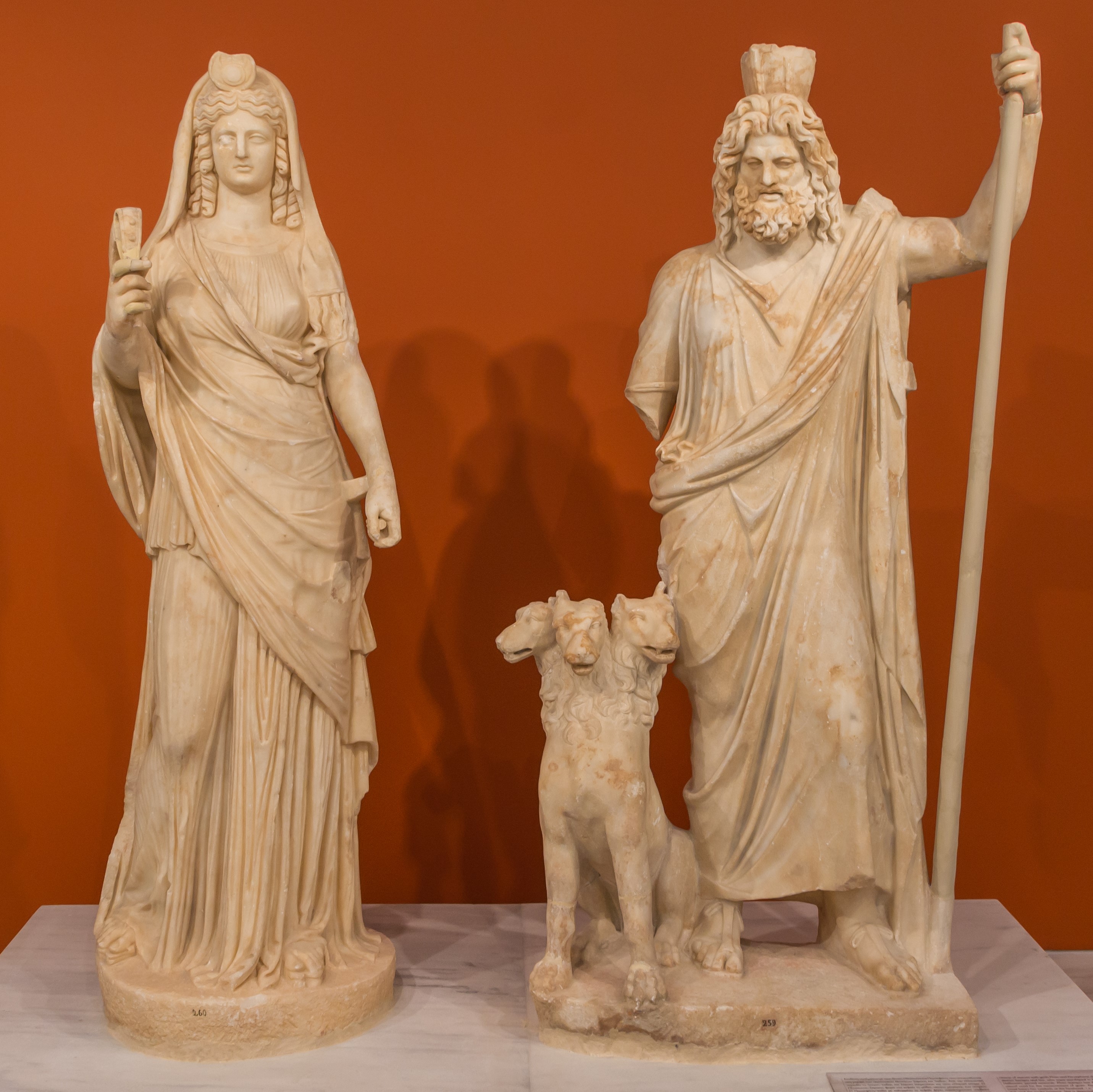 Isis as persephone and hades as Serapis