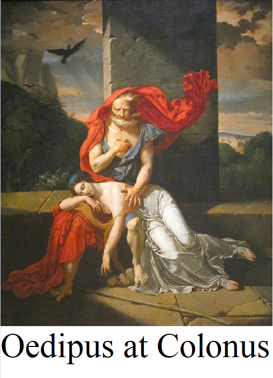 Oedipus at Colonus by Fulchran-Jean Harriet (1776 - 1805)