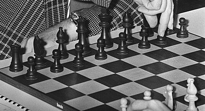Chess match between boris spassky and bobby fischer