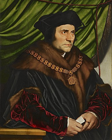 A portrait of Thomas More